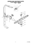 Diagram for 10 - Upper Wash And Rinse Parts