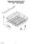 Diagram for 09 - Upper Rack And Track Parts