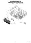 Diagram for 10 - Lower Rack Parts