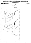 Diagram for 01 - Architect Series Drawer And Panel Parts