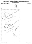 Diagram for 01 - Architect Series Drawer And Panel Parts