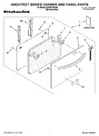 Diagram for 01 - Architect Series Drawer And Panel Parts