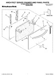 Diagram for 01 - Architect Series Drawer And Panel Parts