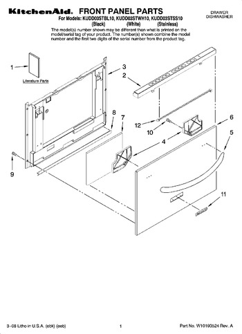 Diagram for KUDD03STBL10