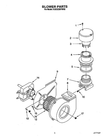 Diagram for KUDD230YWH0