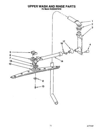 Diagram for KUDD230YWH0