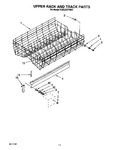 Diagram for 10 - Upper Rack And Track