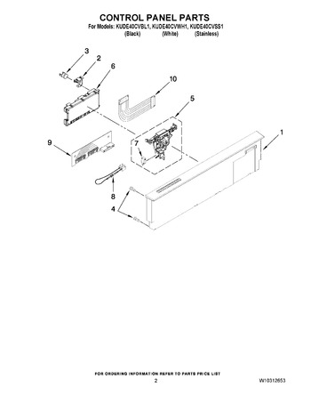 Diagram for KUDE40CVWH1