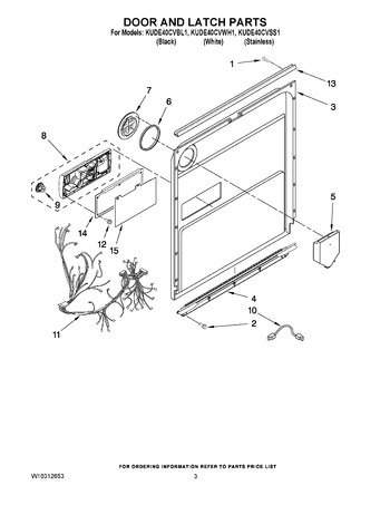 Diagram for KUDE40CVWH1