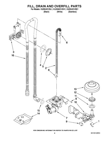 Diagram for KUDE40CVWH1