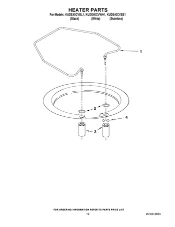 Diagram for KUDE40CVWH1