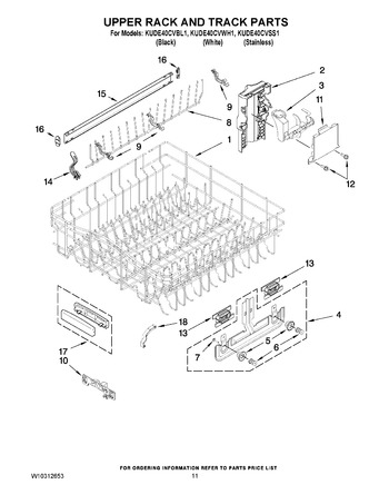 Diagram for KUDE40CVWH1