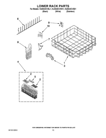 Diagram for KUDE40CVWH1