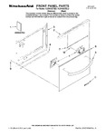 Diagram for 01 - Front Panel Parts