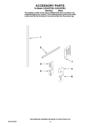 Diagram for KUDH03DTBL3