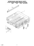 Diagram for 09 - Upper Rack And Track Parts