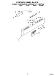 Diagram for 02 - Control Panel Parts