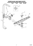 Diagram for 10 - Upper Wash And Rinse Parts