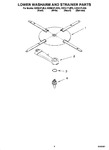 Diagram for 04 - Lower Washarm And Strainer Parts