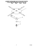 Diagram for 04 - Lower Washarm And Strainer Parts