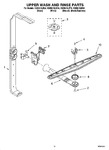 Diagram for 10 - Upper Wash And Rinse Parts