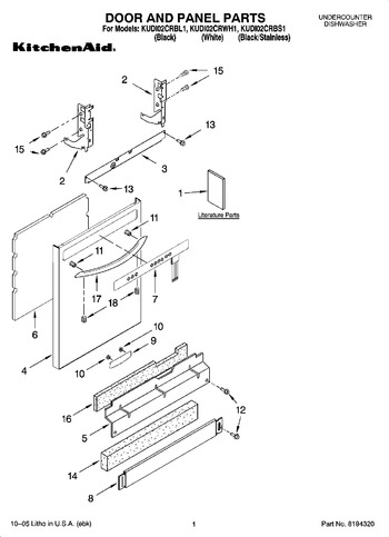 Diagram for KUDI02CRBL1