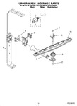 Diagram for 10 - Upper Wash And Rinse Parts