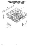 Diagram for 09 - Upper Rack And Track Parts