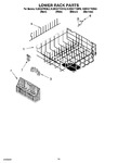 Diagram for 10 - Lower Rack Parts