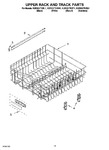 Diagram for 09 - Upper Rack And Track Parts