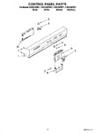 Diagram for 02 - Control Panel Parts