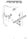 Diagram for 10 - Upper Wash And Rinse Parts