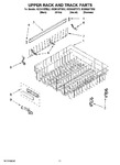 Diagram for 09 - Upper Rack And Track Parts