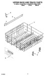 Diagram for 09 - Upper Rack And Track Parts