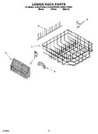 Diagram for 10 - Lower Rack Parts