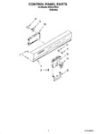 Diagram for 02 - Control Panel Parts