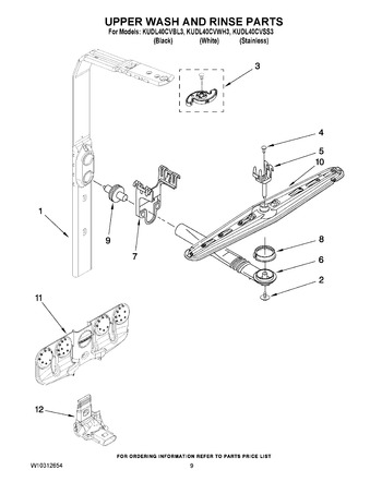 Diagram for KUDL40CVWH3