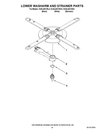 Diagram for KUDL40CVWH3