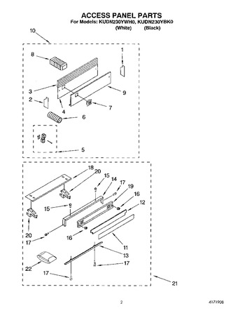 Diagram for KUDN230YWH0