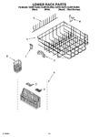 Diagram for 10 - Lower Rack Parts