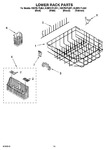 Diagram for 10 - Lower Rack Parts