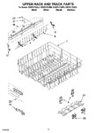 Diagram for 09 - Upper Rack And Track Parts