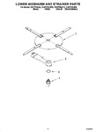 Diagram for 04 - Lower Washarm And Strainer Parts