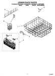 Diagram for 11 - Lower Rack Parts