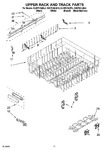 Diagram for 09 - Upper Rack And Track Parts