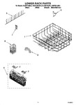 Diagram for 11 - Lower Rack Parts