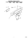 Diagram for 02 - Control Panel Parts