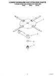 Diagram for 04 - Lower Washarm And Strainer Parts