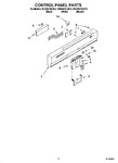 Diagram for 02 - Control Panel Parts