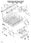 Diagram for 09 - Upper Rack And Track Parts